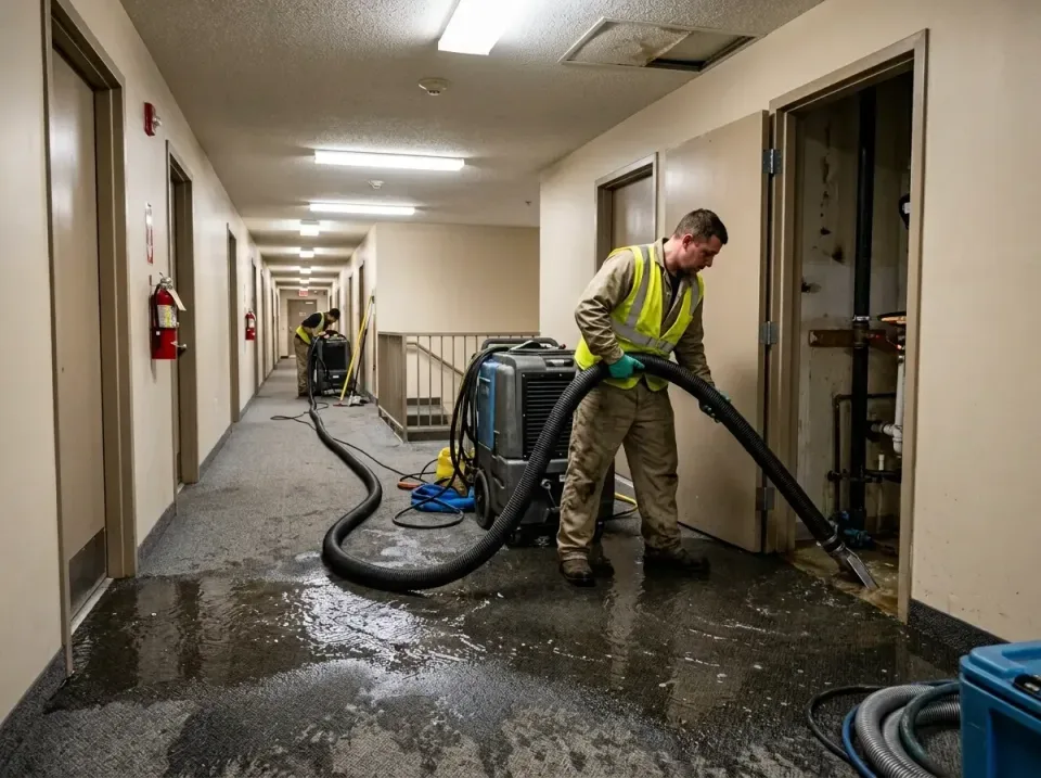 multi-unit-apartment-hallway-f-005 — frequently asked questions, Emergency Burst Pipe Water Extraction & Removal in Merced,…